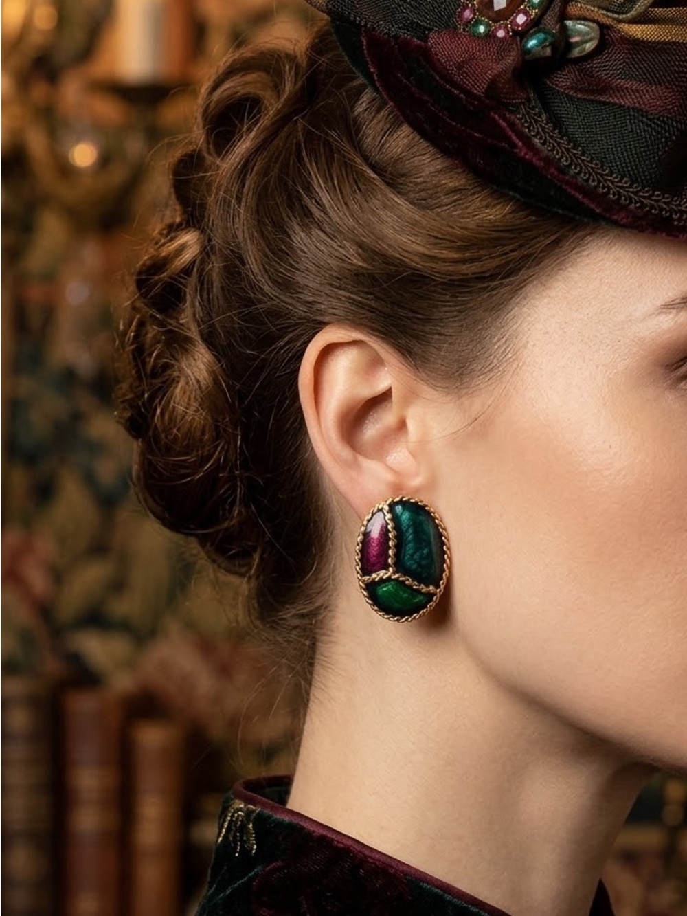 Amimi Vintage Multicolor Earrings